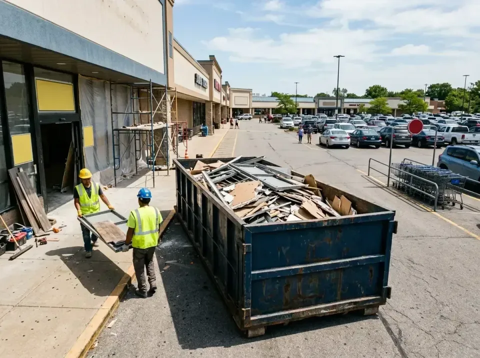 retail-store-renovation-debris-003 — frequently asked questions, Roll-off Dumpster Rentals in Center Point, AL